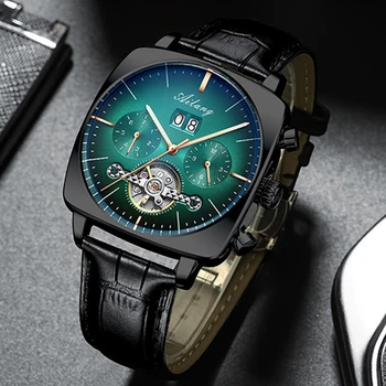 AILANG 2020 nové hodinky pánské automatické mechanické hodinky vodotěsné tourbillon černá technologie světelný módní pánské hodinky