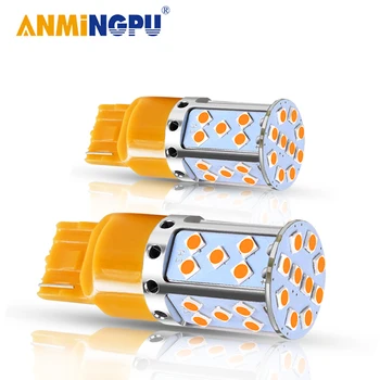 ANMINGPU 2x Signální Lampa T20 LED 7440 W21W WY21W 7443 W21/5W 3030SMD T25 Led 3156 3157 P27/7W P27W Brzdová Světla směrová Světla