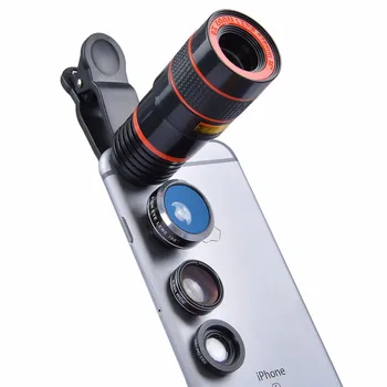 APEXEL 8X Zoom Dalekohled objektiv Teleobjektiv smartphone fotoaparát objektiv Se stativem Pro xiaomi iPhone Samsung HTC Mobilní Telefon Huawei