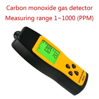 AS8700A Portable CO Plynu Analyzátory Ruční Oxidu Uhelnatého Metr Tester Monitor Detektor Měřidlo LCD Displej, Zvuk, Světlo