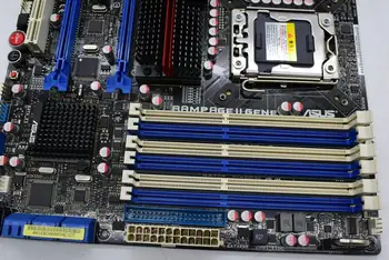 ASUS Rampage II Gene R2G 1366 pin Přehrávač Království X58 desce Tři kanály Původní PC základní Desky Nastavit