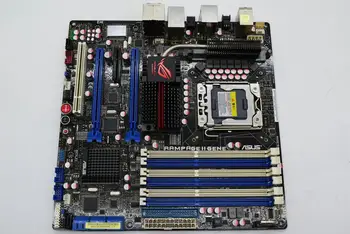 ASUS Rampage II Gene R2G 1366 pin Přehrávač Království X58 desce Tři kanály Původní PC základní Desky Nastavit