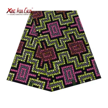 Africké voskované bavlněné calico Ankara Nové Floret kabát v voskovaná vysoce kvalitní African fabric šaty party 24FS1347