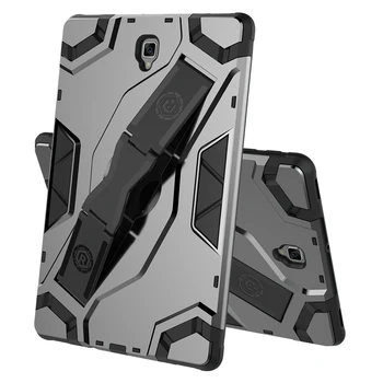 Armor TPU+PC Kombinovat Řemínek na Ruku Doprovod Kryt Stojánek Funda Pouzdro Pro Samsung S4 Galaxy Tab 10.5 T830 T835 T837 SM-T830 SM-T835