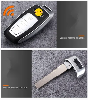 Auta Upravená Dálkové Klíč Shell pro Audi A3 Q2 Q3 Q5 Q7 S3 R3 RS A4 A5 A6 A7 A8 TT RS3 RS5 Bezklíčové Smart Klíč Případě Vzdálené Klíče Kryt