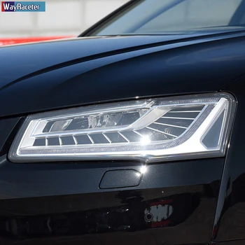 Auto Přední Světlo Transparentní TPU Nálepka Světlometů Ochranný Film Pro Audi A3 8V A4 B8 B9 A5 A6 C8 A7 A8 TT, R8 Etron Příslušenství