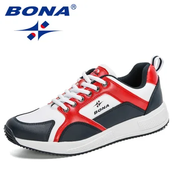 BONA 2020 Nové Designéry Populární Tenisky Pro Muže Boty Venkovní Prodyšný Muži Obuv, Vycházkové Pohodlné Boty Mansculino