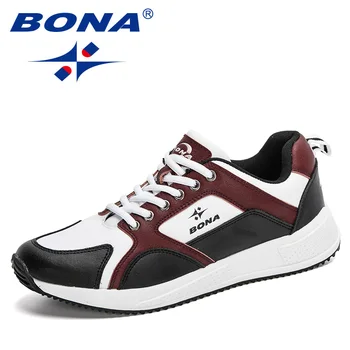 BONA 2020 Nové Designéry Populární Tenisky Pro Muže Boty Venkovní Prodyšný Muži Obuv, Vycházkové Pohodlné Boty Mansculino