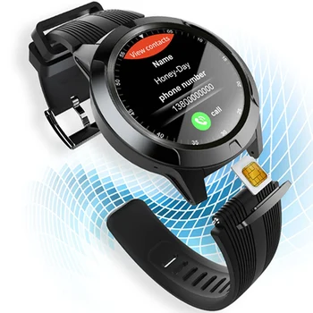 Bakeey TK04 GSM Volání bluetooth Vestavěný GPS Chytré Hodinky Telefon Vzduchu Tlak, Srdeční Frekvence, Krevní Tlak, Počasí, Sport Smartwatch