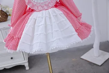 Batole Dívka španělská Princezna Šaty pro malé Dívky Narozeniny Lolita Růžové plesové Šaty kojenecké na Podzim Děti Boutique Šaty