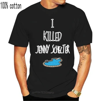 Bavlna O-krk Potištěné Tričko Muži tričko jsem Zabil Jenny - The L Word Ženy T-Shirt