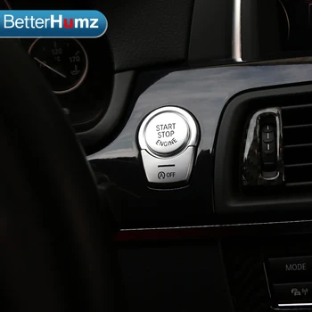 BetterHumz interiéru vozu příslušenství, ABS, Auto motor start tlačítko, kryt Pro BMW F10 F07 F06 F12 F13 F01 F02 car styling