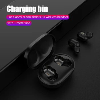 Bezdrátová Sluchátka Nabíjecí Box 300mAh 5V Nabíjecí Pouzdro s 1m USB Kabel pro Xiaomi Redmi AirDots TWS sluchátka Sluchátka Nové