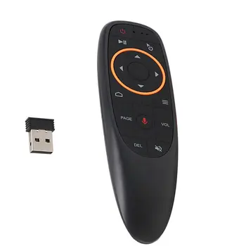 Bezdrátové Vzduch Myš, Mikrofon, Gyroskop, Hlasové Dálkové Ovládání 2.4 G 433 Mhz Audio / Video Přehrávače IR