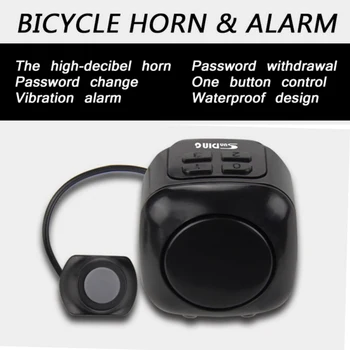 Bike Alarm Anti-krádeže bezpečnostní vodotěsný Kontrolou Heslo Zámek na Kolo jízdní Kola Horn Signalizace