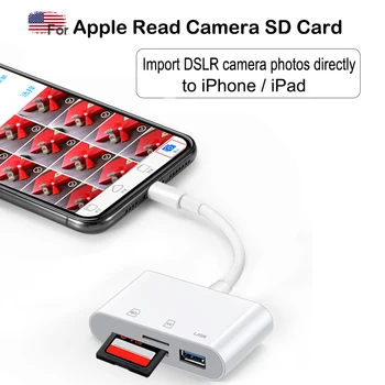 Blesk hub se Čtečkou SD Karet, Micro SD, OTG Chytrý Fotoaparát Card Reader USB3.0 nabíjecí rozhraní multi memor Pro multimemory stic