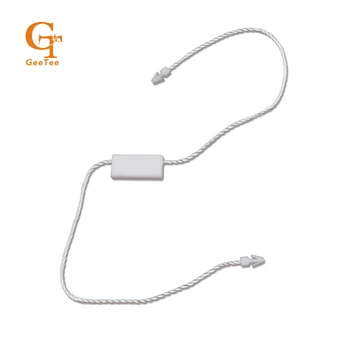 Bílá barva Dvě hlavy vysoce kvalitní pověsit tag řetězec, swing tag smyčku , uvázat lano ,kolo či obdélníkové pin, na jedno použití