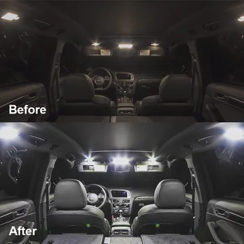 Bílá Žárovka LED Auto osvětlení Interiéru Sada Pro 1990-2013 BMW 3 Series E36 E46 E90 E91 E92 E93 Mapu Dome Kufru Příruční schránky