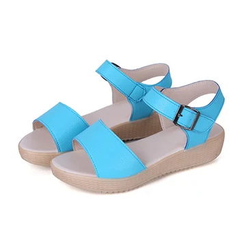 CEYANEAO Sandály ploché platformy Pro ženy Letní boty měkké pohodlné módní značka Pro ženy sandály