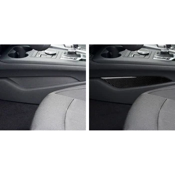 Car Styling Příslušenství Pro Audi A4 B9 2017-2019 Uhlíkových Vláken Straně Dekorativní Samolepka tempomat Gear Panel