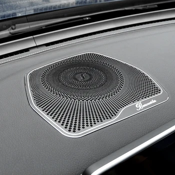 Car styling Audio Reproduktor Pro Mercedes Benz W205 GLC Třídy C C180 C200 Dashboard Reproduktor Kryt Samolepky Výbava Příslušenství LHD