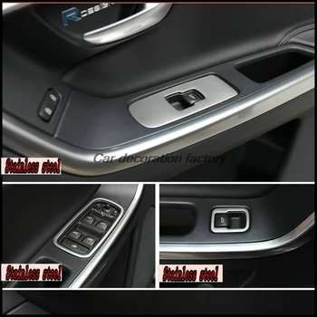 Car styling dveře auta uvnitř loketní opěrka knoflík dekorativní kryt pro Volvo XC60, S60 V60 4pieces/lot