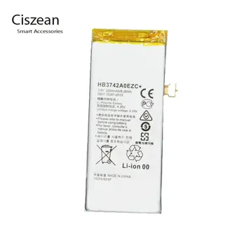 Ciszean 2200mAh Náhradní Li-ion Baterie HB3742A0EZC+ Pro HuaWei P8 Lite Bateria Batterij