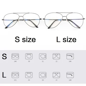 Cubojue titanové brýle rám mužské 151mm 146 mm oversize letecké brýle muži ženy ultralehké fashion čtení brýle