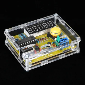 DIY Frekvence Metr Digitální Tester Crystal Čítač Metr Oscilátor Tester s Průhledné Pouzdro 1Hz~50MHz hertz