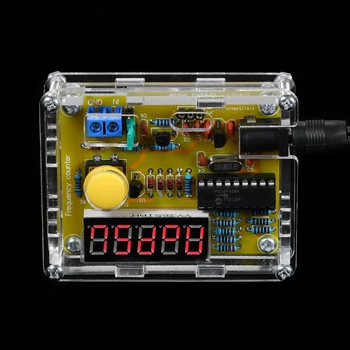 DIY Frekvence Metr Digitální Tester Crystal Čítač Metr Oscilátor Tester s Průhledné Pouzdro 1Hz~50MHz hertz