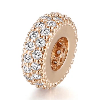 DIY Výrobu Šperků Inspiraci V Distanční Kouzla Pro 925 Stříbrné Náramky Pro Ženy, Korálky Pro Výrobu Šperků Rose Gold Kouzlo