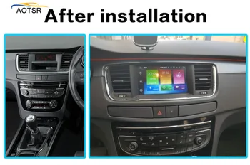 DSP Android 9.1 Auto DVD přehrávač, GPS navigace rádio Stereo Pro PEUGEOT 508 2011 2012 2013-2017 hlavní jednotky auto rádio multimediální