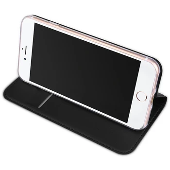 DUX DUCIS Kožené Flip Pouzdro pro iPhone 8 7 Plus Luxusní Peněženka Knize Telefon Kryt pro iPhone 7 8 6 6s Plus iphone8 Případě Etui Funda