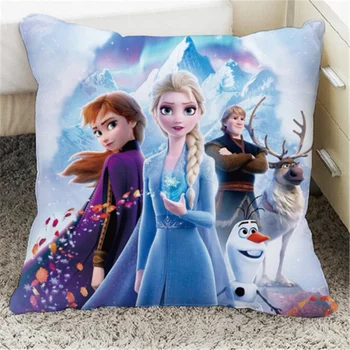 Disney Frozen elsa anna polštář případ kryt děti, dítě, holka, Pár, Polštář Kryt Dekorační Polštáře Případě 40x40 45x45cm