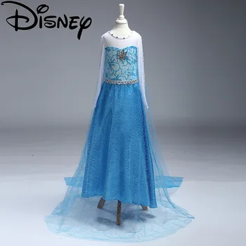 Disney Frozen šaty, Dívky, Děti, Tkanina,Anna Elsa Dětská Elsa Kostým Děti Letní Princezna Vestidos Infantis Strana Cosplay moana