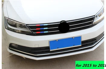 Doprava zdarma ABS 3 barvy Auto Přední Reflexní Mřížka pro Volkswagen 2012-2018 VW JETTA 6 MK6