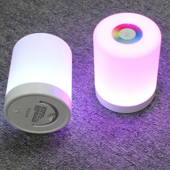 Dotykové Ovládání LED Noční Lampa USB Dobíjecí Barevné Světlo Dětská Noční Spaní Lampa Dárky Pro Domácí Outdoor Camping Osvětlení