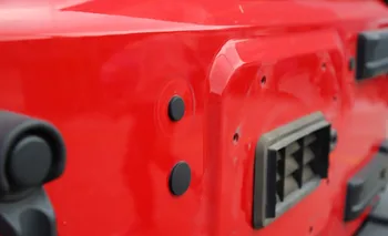 Dveře Zavazadlového Prostoru Plug Náhradní Pneumatika Dopravce Odstranit Zadní Dveře Díra Vodotěsné Zátky Pro Jeep Wrangler 2007-2017 Gumové Černé Auto Příslušenství