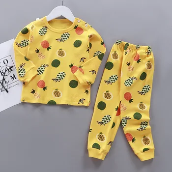 Děti Dívčí Oblečení Podzim Soupravy Spodního Prádla Mužské Dětské Oblečení Bavlněné Dna Kojenecké Korejské Verze Cartoon Změkčení Spony