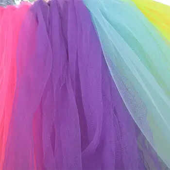 Děti Taneční Kostým Princezna Cosplay Rainbow Zdobený Ok Barevné Tutu Šaty Maškarní Párty Roli Hrát Děti Oblečení