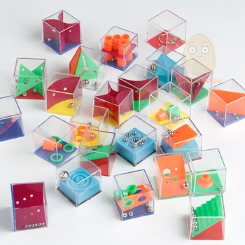 Děti Vzdělávací Hračky 3D Puzzle Bludiště S Korálky IQ Hry Pro Dospělé Kostka Poznávání Puzzle Box Enfant Učení Hračka Straně Hry