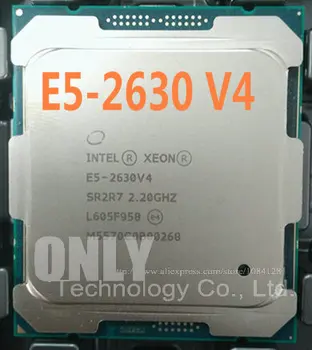 E5-2630V4 Původní Intel Xeon E5 2630V4 2.20 GHZ-10-jádrový 25 MB SmartCache E5 2630 V4 FCLGA2011-3 85W E5-2630 V4 doprava zdarma
