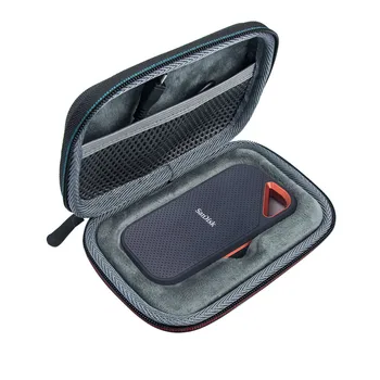 EVA Ochranné Drive Pouzdro pro Sandisk Extreme Portable/Extreme PRO SSD 500GB Měkké Vnitřní Účetní Skladování Taška