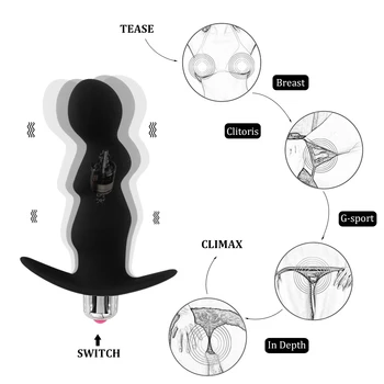 EXVOID anální kolík pro Začátečníky Anální Kuličky Silikonové Prostaty Masér Dildo Anální Plug Vibrátor Sexuální Hračky pro Ženy Gay Sex Shop