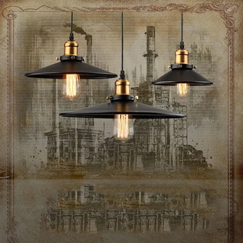 Edison Loft Stylu Vintage Industriální Retro Závěsná Lampa Světlo e27 Držitel Železa Restaurace, Bar Pult, Podkroví Knihkupectví Lampa