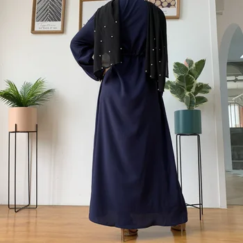 Eid Mubarak Abayas pro Ženy Dubaj Abaya Turecko Muslimské Módní Hidžáb Šaty Islámské Oblečení Marocké Kaftan Vestidos Musulmanes
