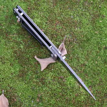 Enlan M033 skládací nůž 8Cr13Mov blade socha bohyně rukojeť venkovní táboření, lov přenosné kapesní klíčenka ovoce nože