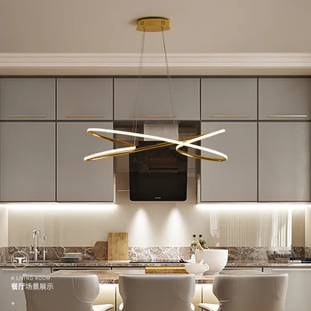 FANPINFANDO moderní led lustr, osvětlení pro obývací pokoj ložnice závěsné světlo Kuchyň Bar pozastavení pokovování lustr loft