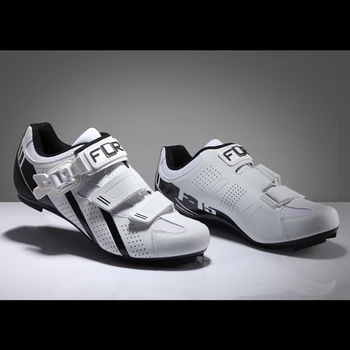 FLR F15 cyklistická obuv silniční kolo boty muž závodní tenisky dospělé sportovní prodyšná ultralehká černá bílá