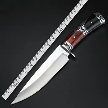 FOMALHAUT Venkovní Krátký Nůž Camping Vysoká Tvrdost Pevnou Čepelí Nože, Lovecké Rovný Nůž Důchodu Nůž Přežití Nože